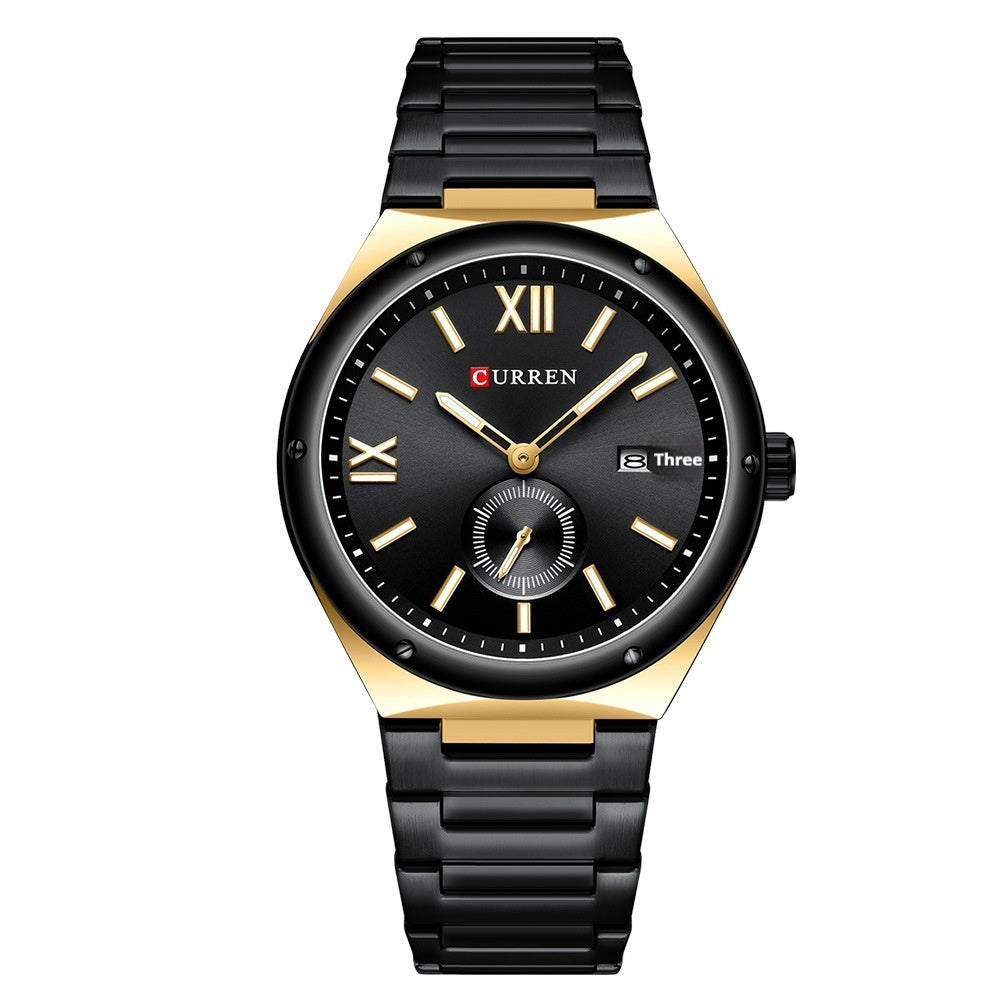 CURREN Waterproof Two-Hand Semi-Quartz Watch