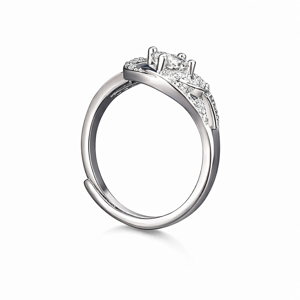 Exquisite 1 Carat Moissanite Ring