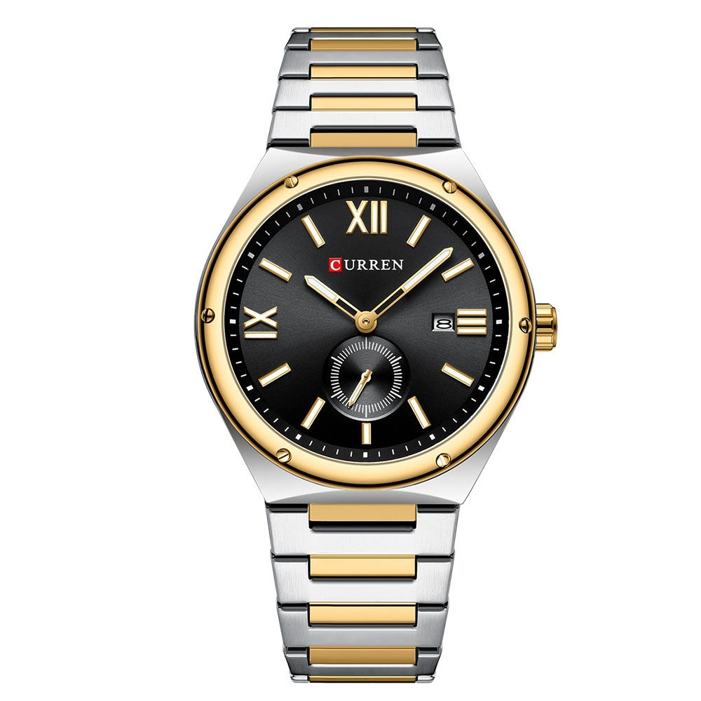 CURREN Waterproof Two-Hand Semi-Quartz Watch