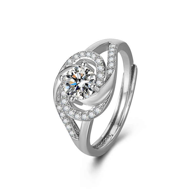 Exquisite 1 Carat Moissanite Ring