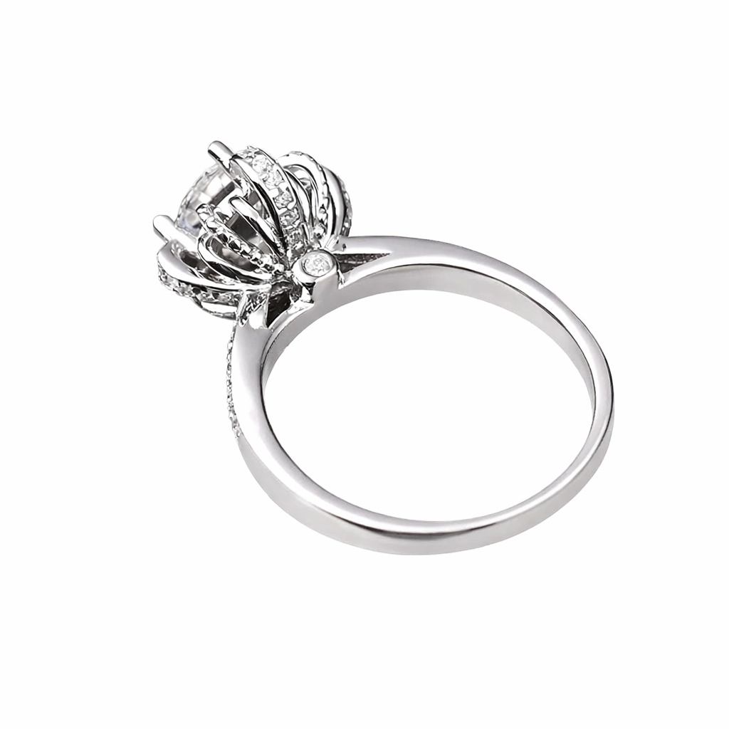 Moissanite Wishing Fountain Ring